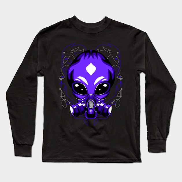 alien dark Long Sleeve T-Shirt by SHINIGAMII